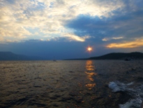 Croatia at sunset