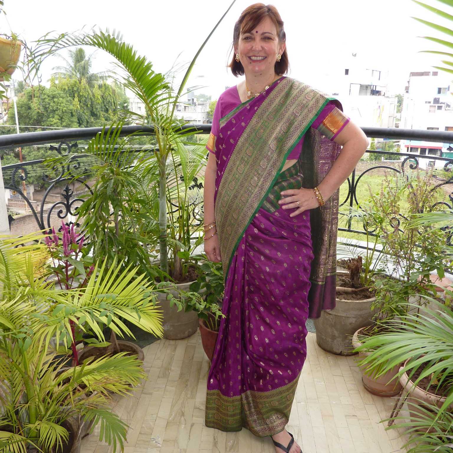 Another amazing sari on our Incredible India trip