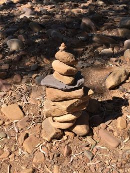 Rock stack in the Flinders Ranges