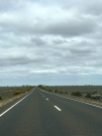 The open road is straight in Outback Australia