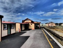 Waihi Train Station in New Zealand