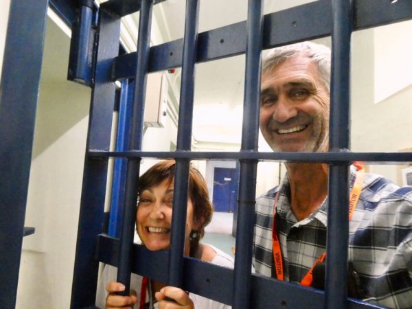 Our Cellfie in Shepton Mallet Prison