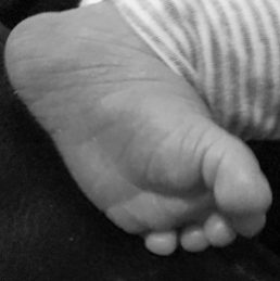 Baby's foot edited
