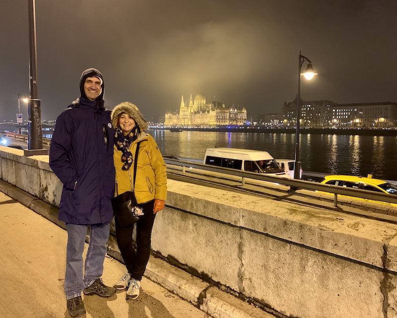 Budapest at night December 2019