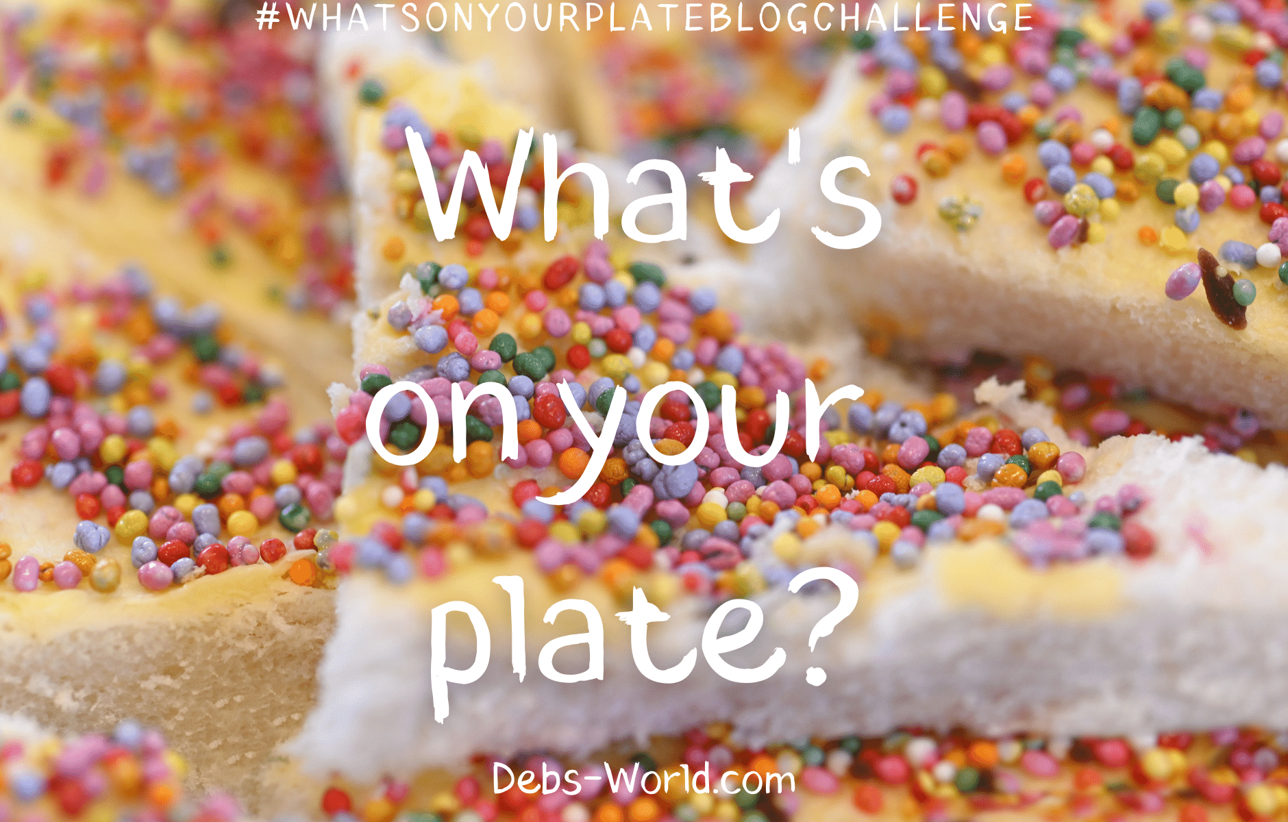 Fairy bread what's on your plate shelf banner