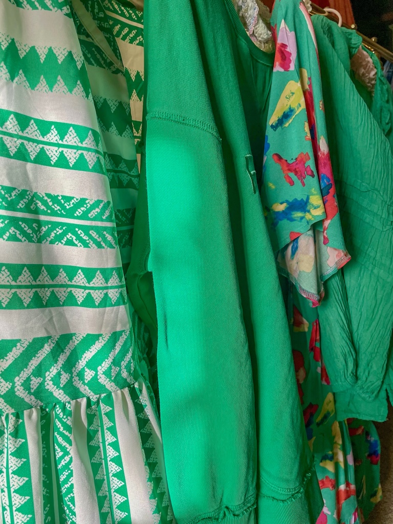 Green in my wardrobe